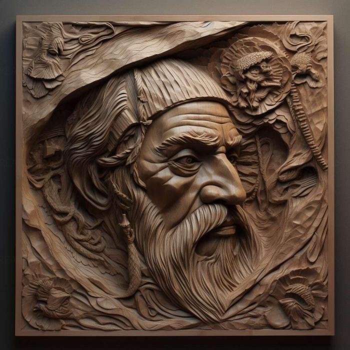 نموذج ثلاثي الأبعاد لآلة CNC 3D Art 